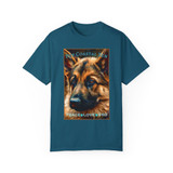 Peace Love GDS German Shepherd Dog Florida Pup Coastal Zen Adult Unisex Short Sleeve T-Shirt
