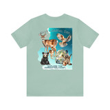 Explore the Forgotten Coast Wildlife Forest Woodland Animals Gulf Coastal Zen Beach Adult Unisex Short Sleeve T-Shirt 