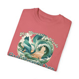 My Essential Needs Cats Waves Beach Gulf Coastal Zen Ocean Adult Unisex Short Sleeve T-Shirt