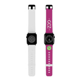 Gulf Coastal Zen Sea Turtle Est Forgotten Coast Watch Band for Apple Watch Hot Pink