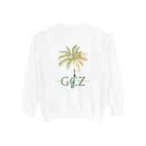 Gulf Coastal Zen Pretty Palm Logo Adult Long Sleeve Sweatshirt