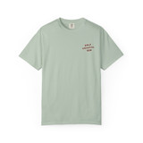Gulf Coastal Zen Retro Beach Palm Tree logo Adult T Shirt Gulf Coastal Zen Retro Beach Palm Tree logo Adult T Shirt