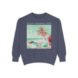 Gulf Coastal Zen Retro Revival Soft Cozy Sweatshirt