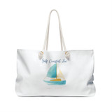 Gulf Coastal Zen for the Love of Sailing Weekender Beach Bag