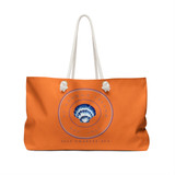 Gulf Coastal Zen St George Island Florida EST 4 Beach Weekender Bag Orange