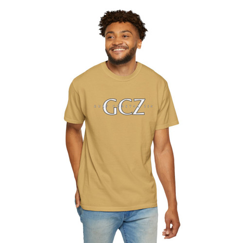 Palm Tree Be Zen GCZ Logo Gulf Coastal Zen Florida Adult Women's Short Sleeve T-Shirt