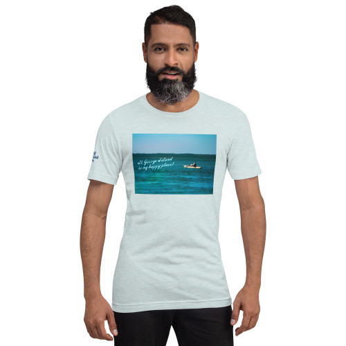 Gulf Coastal Zen St George Island  is my happy place paddle T-Shirt