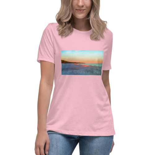 Gulf Coastal Zen Carrabelle Beach Women's Relaxed T-Shirt