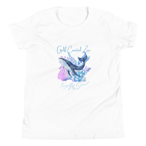 GCZ Forgotten Coast Mood Whale Youth Short Sleeve T-Shirt