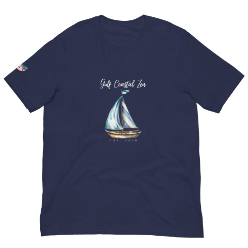Gulf Coastal Zen For the Love of Sailing 1 T-Shirt 23