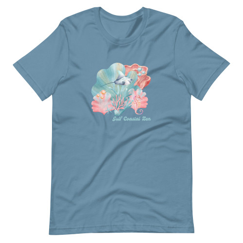 Gulf Coastal Zen Sea Life Tee