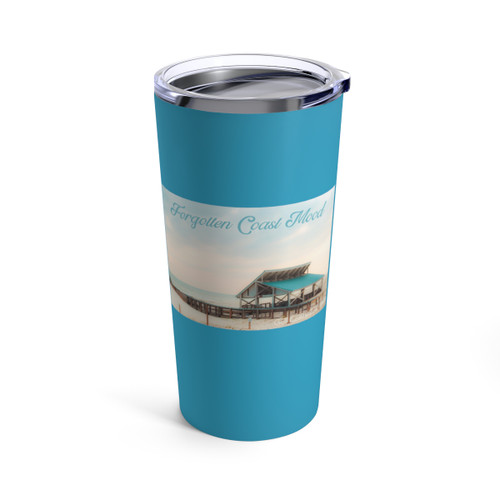 Gulf Coastal Zen Forgotten Coast Mood Beach Pavilion Sunset St George Island Stainless Steel Tumbler 20oz TQ