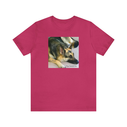 Gulf Coastal Zen Pup Coastal Zen Rachael German Shepherd Dog GSD Adult T-Shirt