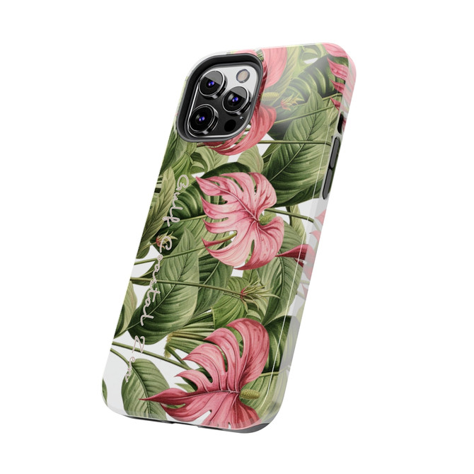 Monstera Tropical Plants Flowers Gulf Coastal Zen Beach Ocean Tough Phone Cases