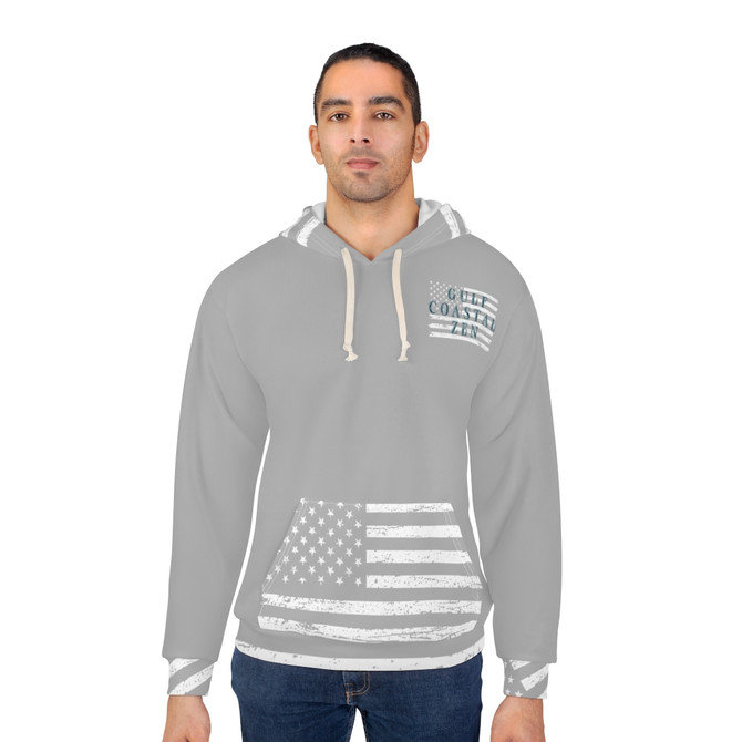 Vintage American Flag When All Else Fails Unisex Long Sleeve Pullover Hoodie Grey Vintage American Flag When All Else Fails Unisex Long Sleeve Pullover Hoodie Grey