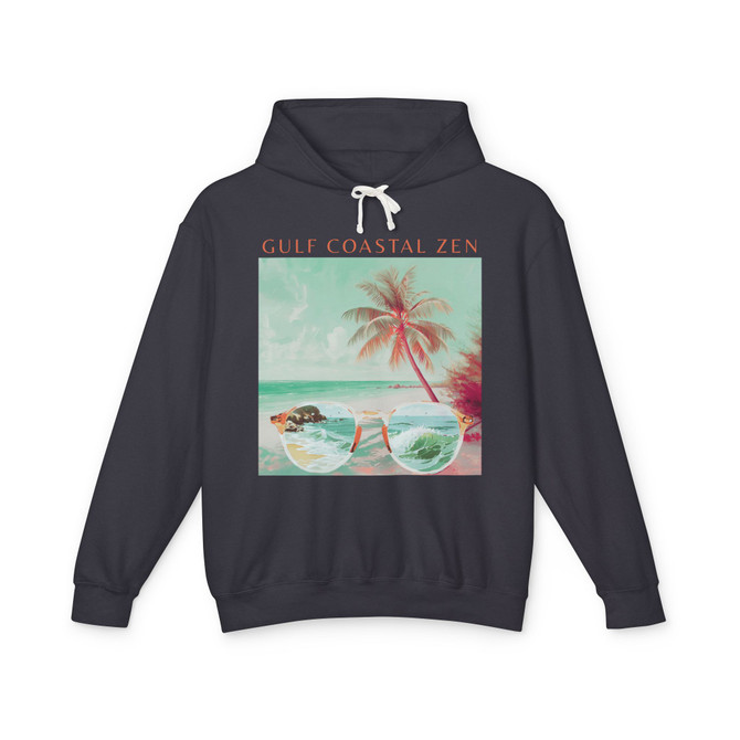 Gulf Coastal Zen Retro Revival Soft Hoodie