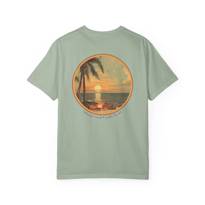 Vintage Soul Salty Heart | Zen X Coastal™| Comfort Colors® Tee