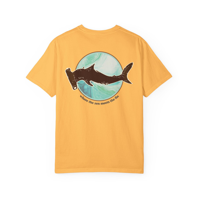Zen Fin Shark | Zen X Coastal™| Comfort Colors® Tee