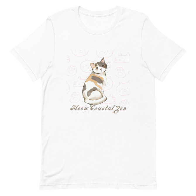 Gulf Coastal Zen Meow Coastal Zen Tabby 6 Kitty T Shirt