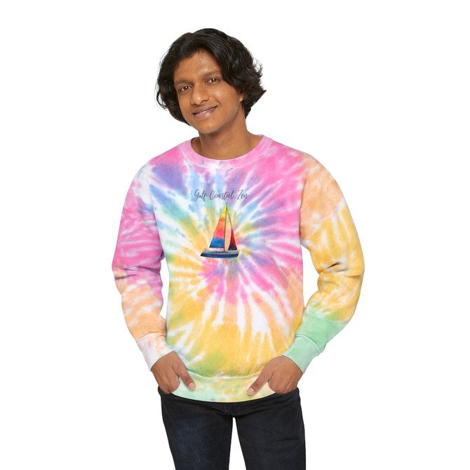Gulf Coastal Zen Est Water Sail Tie-Dye Sweatshirt