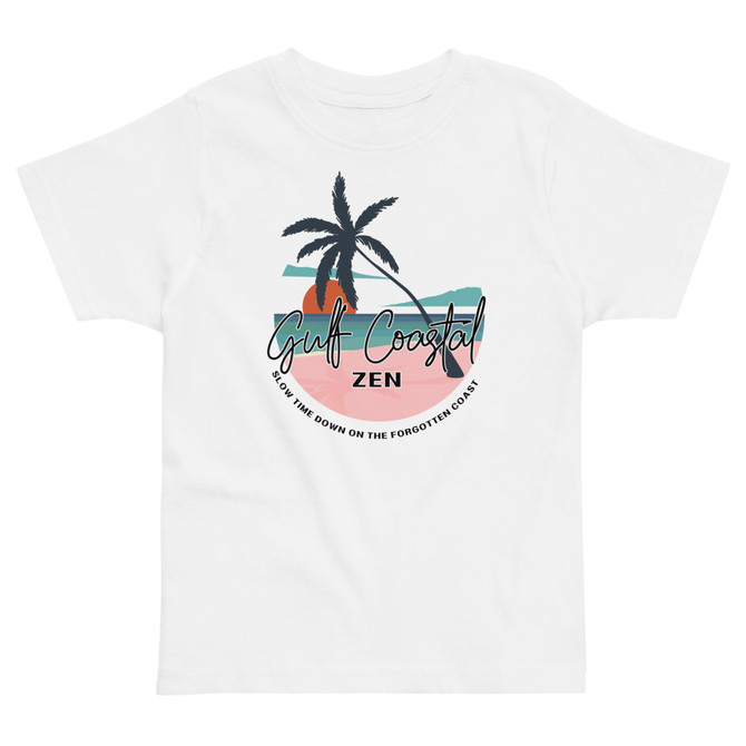 Gulf Coastal Zen Logo 2 Toddler t-shirt