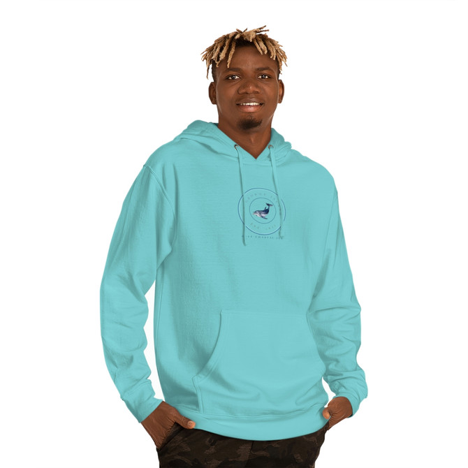 Gulf Coastal Zen St George Island Florida EST Dolphin Hoodie