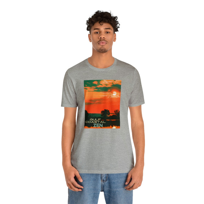 Gulf Coastal Zen Forgotten Coast Mood St Mark Wildlife Preserve Florida Sunset Beach T- Shirt