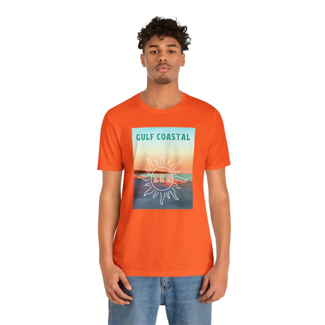 Gulf Coastal Zen Forgotten Coast Carrabelle Beach Florida Sunset Beach T- Shirt