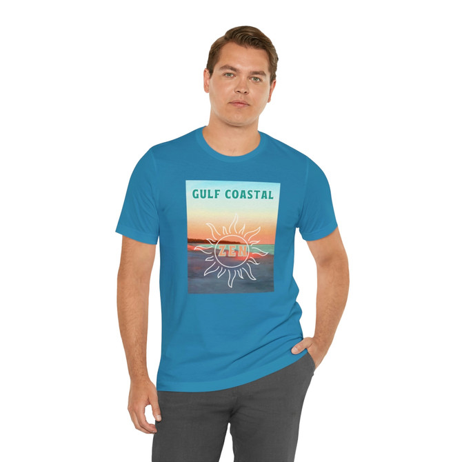 Gulf Coastal Zen Forgotten Coast Carrabelle Beach Florida Sunset Beach T- Shirt