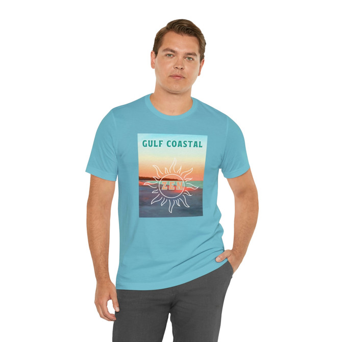 Gulf Coastal Zen Forgotten Coast Carrabelle Beach Florida Sunset Beach T- Shirt