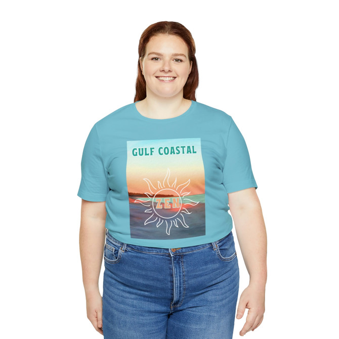 Gulf Coastal Zen Forgotten Coast Carrabelle Beach Florida Sunset Beach T- Shirt