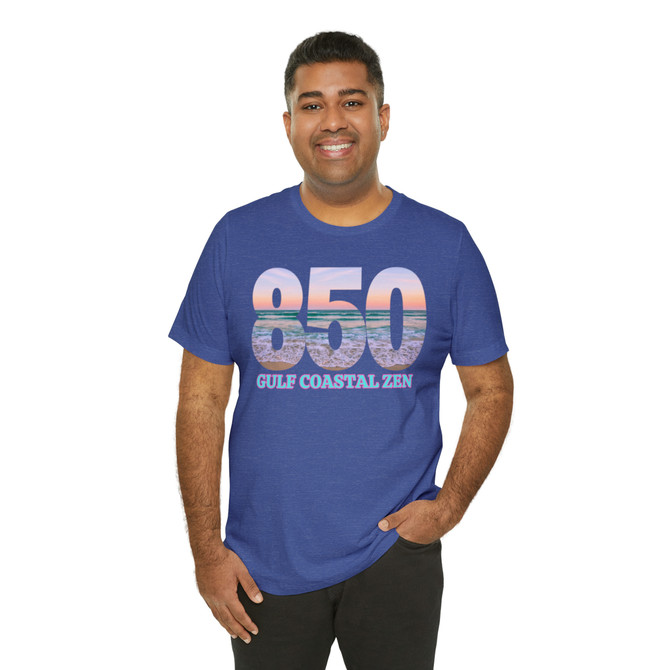 Gulf Coastal Zen Forgotten Coast 850 Beach Sunset Rep T- Shirt