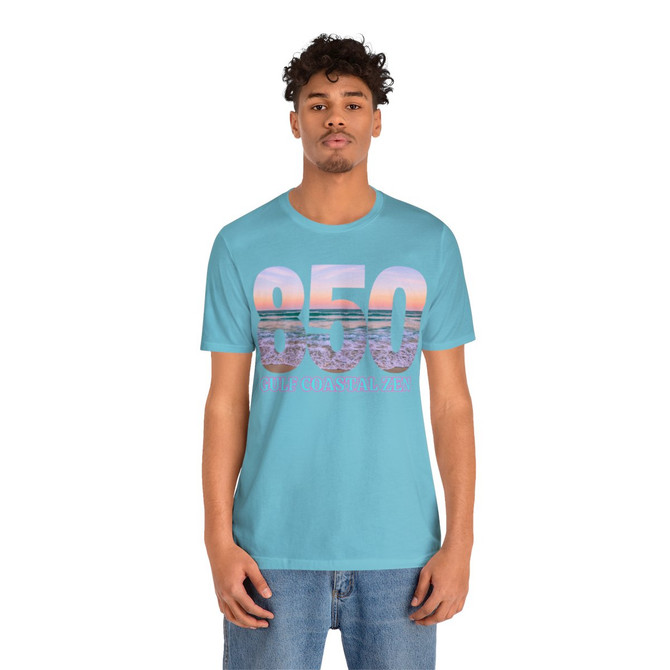 Gulf Coastal Zen Forgotten Coast 850 Beach Sunset Rep T- Shirt
