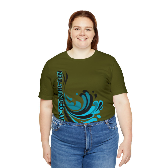 Gulf Coastal Zen Forgotten Coast Waves Sea Ocean Tee