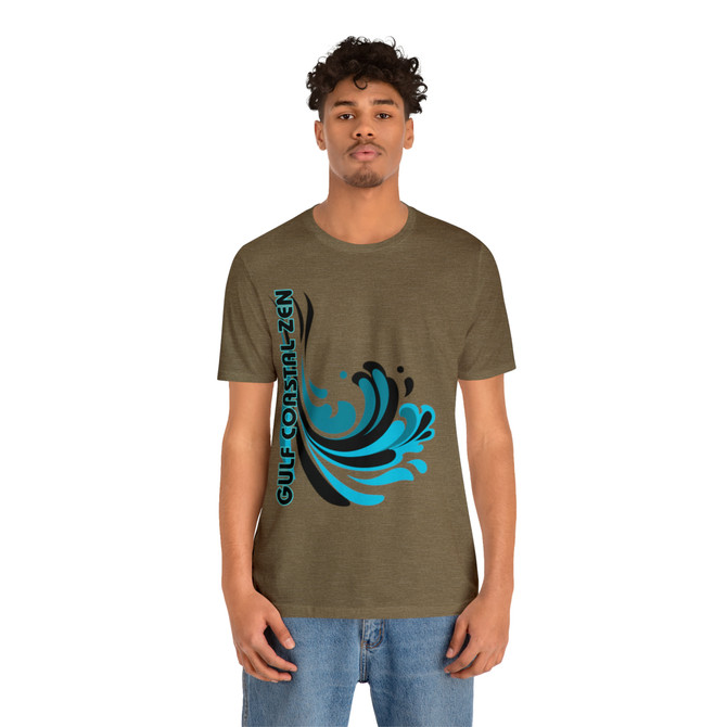 Gulf Coastal Zen Forgotten Coast Waves Sea Ocean Tee