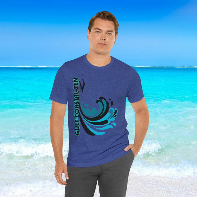 Gulf Coastal Zen Forgotten Coast Waves Sea Ocean Tee