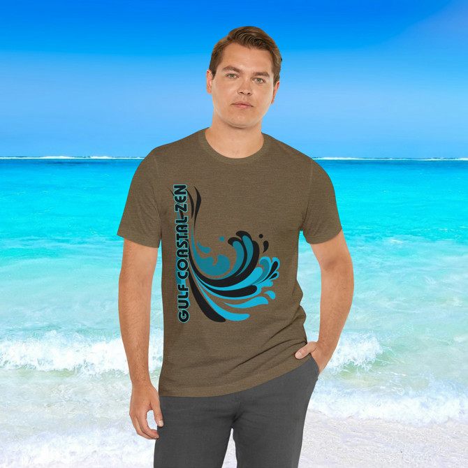 Gulf Coastal Zen Forgotten Coast Waves Sea Ocean Tee