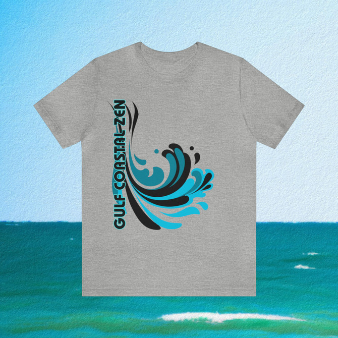 Gulf Coastal Zen Forgotten Coast Waves Sea Ocean Tee