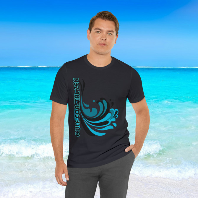 Gulf Coastal Zen Forgotten Coast Waves Sea Ocean Tee