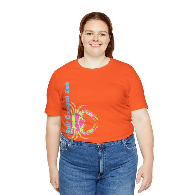 Gulf Coastal Zen Forgotten Coast Crab SW Sea Ocean Retro T-Shirt