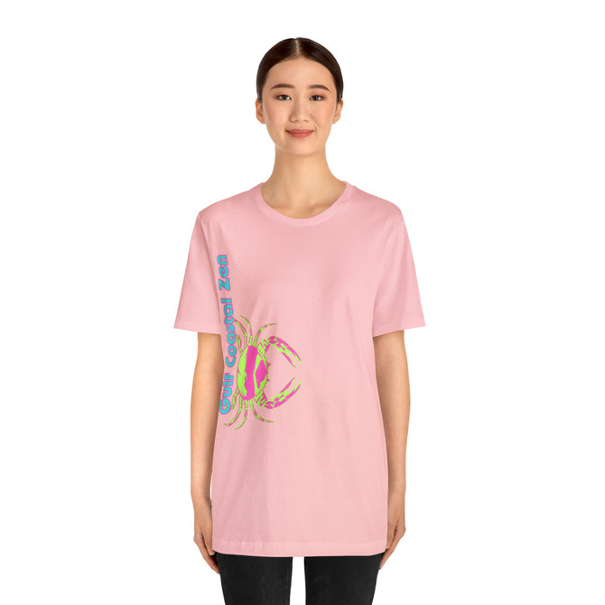 Gulf Coastal Zen Forgotten Coast Crab SW Sea Ocean Retro T-Shirt
