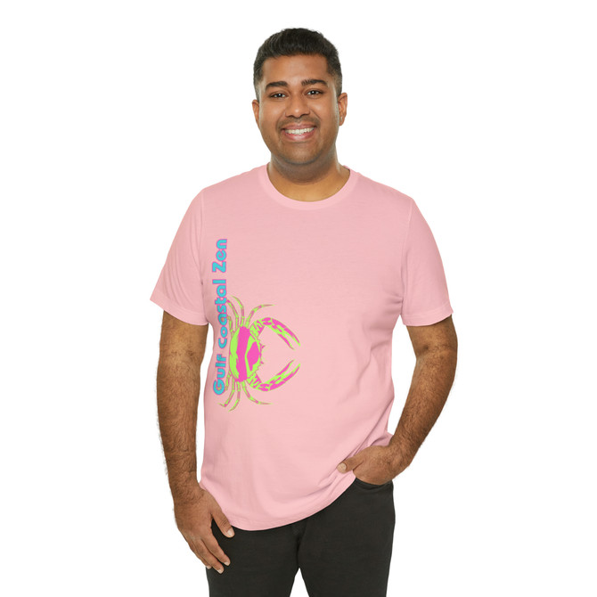 Gulf Coastal Zen Forgotten Coast Crab SW Sea Ocean Retro T-Shirt