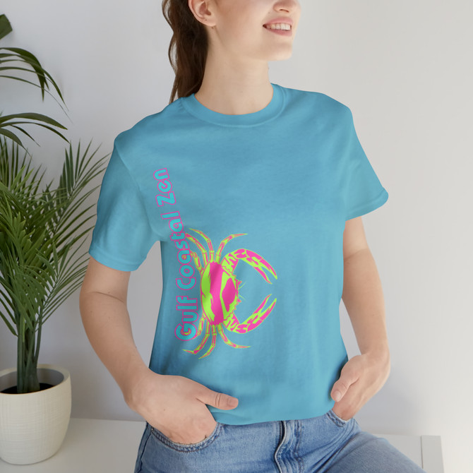 Gulf Coastal Zen Forgotten Coast Crab SW Sea Ocean Retro T-Shirt