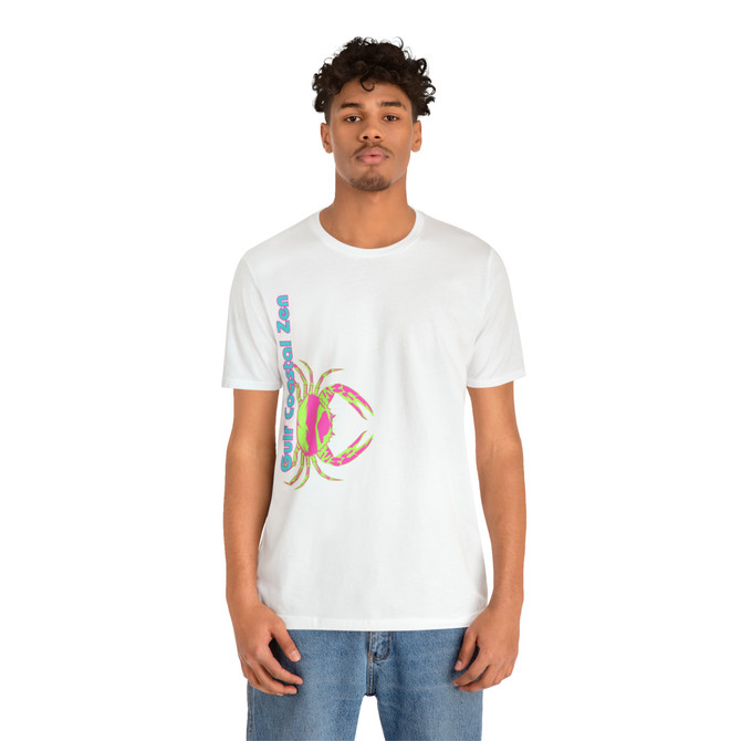 Gulf Coastal Zen Forgotten Coast Crab SW Sea Ocean Retro T-Shirt