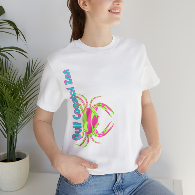 Gulf Coastal Zen Forgotten Coast Crab SW Sea Ocean Retro T-Shirt