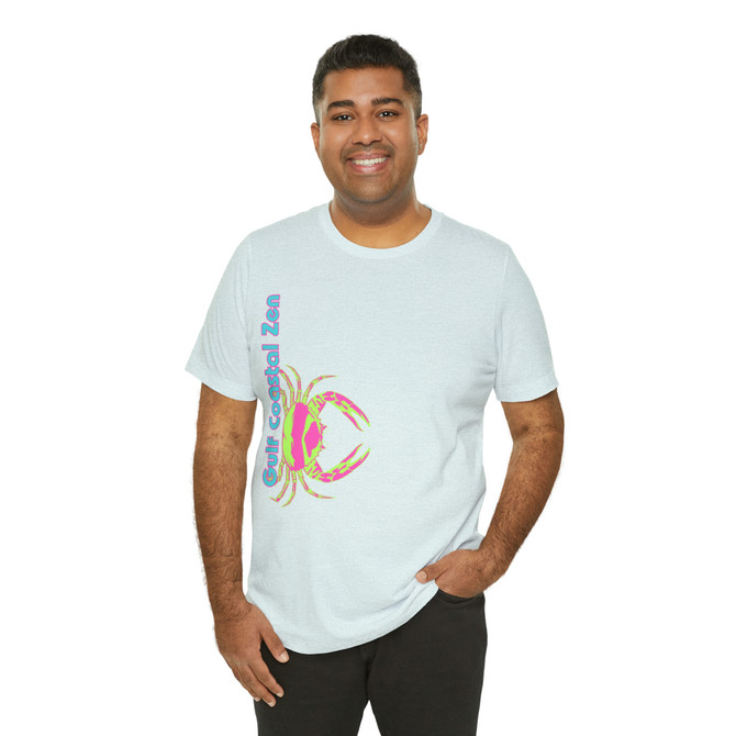 Gulf Coastal Zen Forgotten Coast Crab SW Sea Ocean Retro T-Shirt