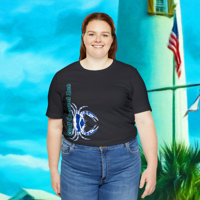 Gulf Coastal Zen Forgotten Coast Crab SW Sea Ocean Retro T-Shirt