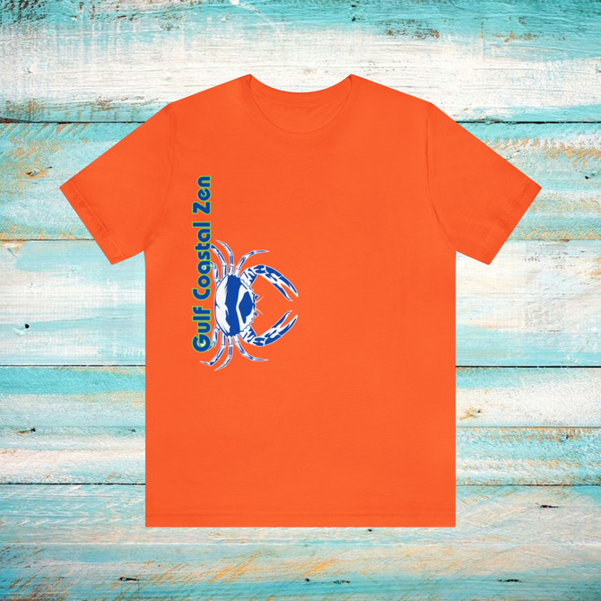 Gulf Coastal Zen Forgotten Coast Crab SW Sea Ocean Retro T-Shirt
