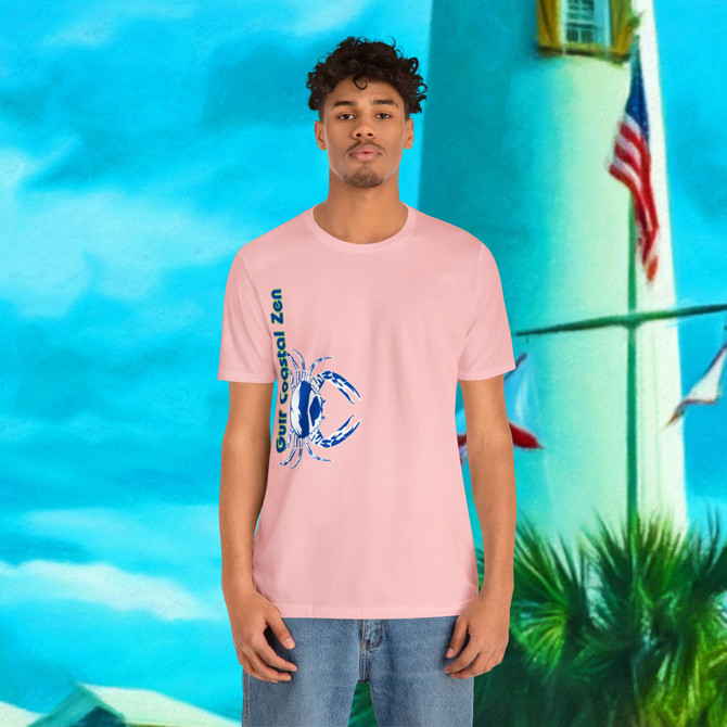 Gulf Coastal Zen Forgotten Coast Crab SW Sea Ocean Retro T-Shirt