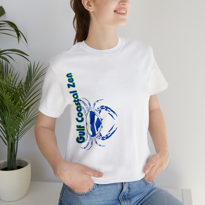 Gulf Coastal Zen Forgotten Coast Crab SW Sea Ocean Retro T-Shirt